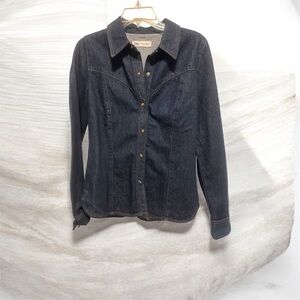 Zara Dark Denim Shirt